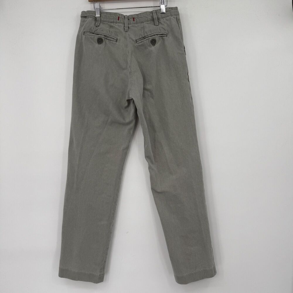 ZARA Women's XS Cotton Trouser Pants Light Green Grunge Preppy - Picture 2 of 8